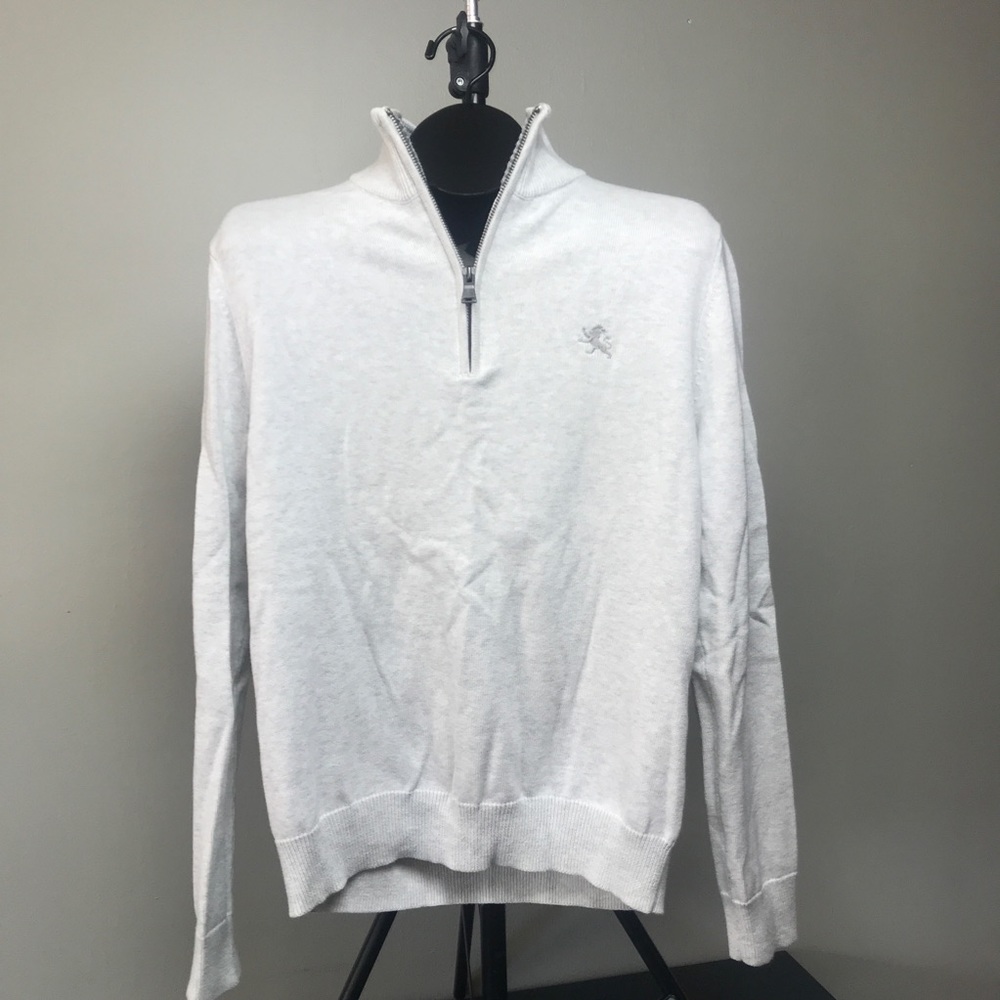 Express mens 1/4 zip sweater